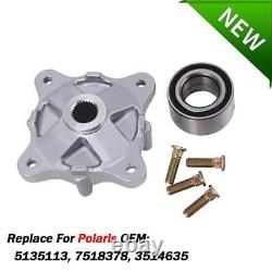 Front Rear Left Right Wheel Hubs WithStuds & Bearing for Polaris RZR 800 EFI 08-14