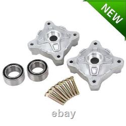 Front Rear Left Right Wheel Hubs WithStuds & Bearing for Polaris RZR 800 EFI 08-14