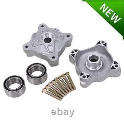 Front Rear Left Right Wheel Hubs WithStuds & Bearing for Polaris RZR 800 EFI 08-14