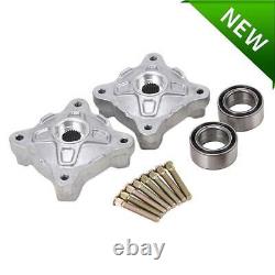 Front Rear Left Right Wheel Hubs WithStuds & Bearing for Polaris RZR 800 EFI 08-14