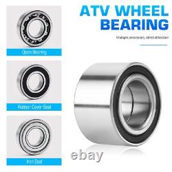 Front Rear Left and Right CV Axle shaft & Wheel Bearing Set for Polaris Sport