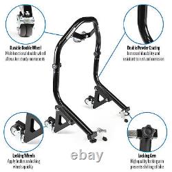 Front+Rear Lift Stand with Dolly Wheels For 2000-2006 Honda RC51 RVT1000R