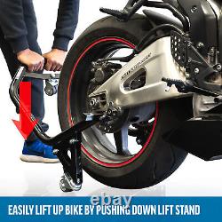Front+Rear Lift Stand with Dolly Wheels For 2000-2006 Honda RC51 RVT1000R