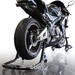 Front+Rear Lift Stand with Dolly Wheels For 2006-2016 Triumph Daytona 675