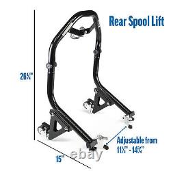 Front+Rear Lift Stand with Dolly Wheels For 2006-2016 Triumph Daytona 675
