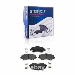 Front Rear Rotors Brake Pads +20pc Lugnuts for Grand Caravan Town Country Routan