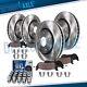 Front & Rear Rotors Brake Pads with20pc Wheel Lugnuts for 2006-2009 Dodge Ram 1500