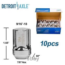 Front & Rear Rotors Brake Pads with20pc Wheel Lugnuts for 2006-2009 Dodge Ram 1500