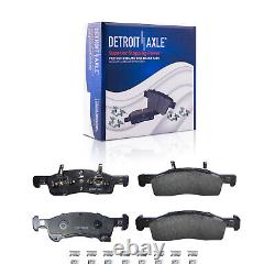 Front Rear Rotors & Brake Pads with24pc Lugnuts for 2003-2006 Expedition Navigator