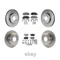 Front Rear Rotors & Ceramic Brake Pads Kit for 1995-1998 Honda Odyssey