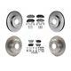 Front Rear Rotors & Ceramic Brake Pads Kit for 1995-1998 Honda Odyssey
