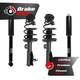 Front Rear Strut & Spring Kit For 2013-2015 Chevrolet Malibu Excludes 16 Wheels