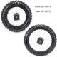 Front Rear Tire Wheel Rim 60/100-14+80/100-12 for 15mm Axle Dirt Pitpro Bike SSR