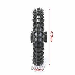 Front Rear Tire Wheel Rim 60/100-14+80/100-12 for 15mm Axle Dirt Pitpro Bike SSR