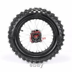 Front+Rear Tire Wheel Rim Tyre 60/100-14 &80/100-12 for Apollo CRF SSR Taotao US