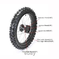 Front+Rear Tire Wheel Rim Tyre 60/100-14 &80/100-12 for Apollo CRF SSR Taotao US