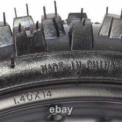 Front+Rear Tire Wheel Rim Tyre 60/100-14 &80/100-12 for Apollo CRF SSR Taotao US
