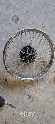 Front Rear Vintage Half Width Hub Wheel Rim Aseembly Royal Enfield Bsa 19