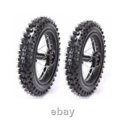 Front Rear Wheel 60/100-14 Tire Rim 80/100-12 for Dirt Bike Apollo TTR 110CC CRF