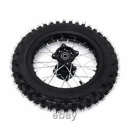 Front & Rear Wheel 80/100-12 +60/100-14 Rim For Dirt Bike/Pit Bike/Monkey Bike