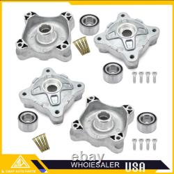 Front & Rear Wheel Axle Hub Kit For Polaris RZR 800 EFI / RZR S 800 2008-2014 US