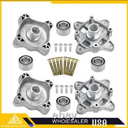 Front & Rear Wheel Axle Hub Kit For Polaris RZR 800 EFI / RZR S 800 2008-2014 US