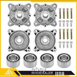Front & Rear Wheel Axle Hub Kit For Polaris RZR 800 EFI / RZR S 800 2008-2014 US