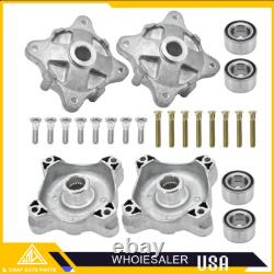 Front & Rear Wheel Axle Hub Kit For Polaris RZR 800 EFI / RZR S 800 2008-2014 US