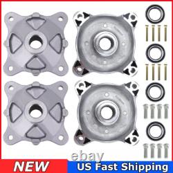 Front & Rear Wheel Axle Hub With Bearing for Polaris Ranger XP 700 2006 2007 2008