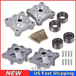 Front & Rear Wheel Axle Hub With Bearing for Polaris Ranger XP 700 2006 2007 2008