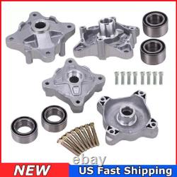 Front & Rear Wheel Axle Hub With Bearing for Polaris Ranger XP 700 2006 2007 2008