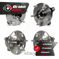 Front Rear Wheel Bearing And Hub Assembly Kit For 2006-2013 Lexus IS250 AWD