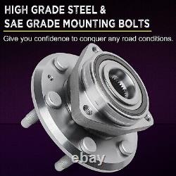 Front Rear Wheel Bearing Hub 4PC for 2007-2016 Buick Traverse Enclave GMC Acadia