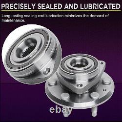 Front Rear Wheel Bearing Hub 4PC for 2007-2016 Buick Traverse Enclave GMC Acadia
