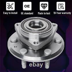 Front Rear Wheel Bearing Hub 4PC for 2007-2016 Buick Traverse Enclave GMC Acadia