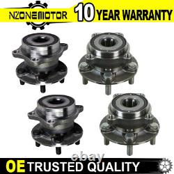 Front & Rear Wheel Bearing & Hub Assembly For Subaru 2010-2014 Outback Legacy