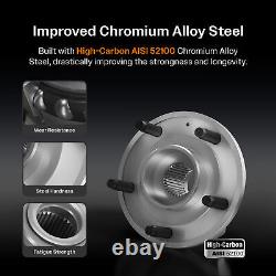 Front Rear Wheel Bearing & Hub Assembly Kit For 2018-2020 Toyota Camry