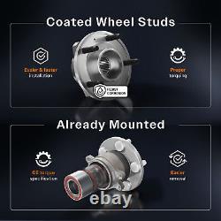 Front Rear Wheel Bearing & Hub Assembly Kit For 2018-2020 Toyota Camry