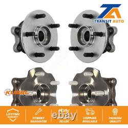 Front Rear Wheel Bearing & Hub Assembly Kit For Toyota Highlander Sienna AWD
