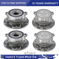 Front + Rear Wheel Bearing & Hub Assembly for Chrysler 200 2015 2016 2017 FWD