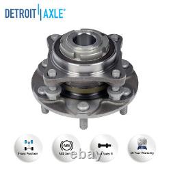 Front & Rear Wheel Bearing & Hub Set for 2005-2015 Toyota 2WD Pre Runner with ABS