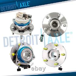 Front Rear Wheel Bearing & Hub for 2002 2003 2004-2007 Buick Rendezvous 2WD ABS