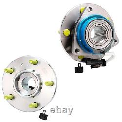 Front Rear Wheel Bearing & Hub for 2002 2003 2004-2007 Buick Rendezvous 2WD ABS