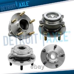 Front Rear Wheel Bearing & Hub for 2004 2005-2011 Mitsubishi Endeavor FWD with ABS