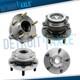 Front Rear Wheel Bearing & Hub for 2004 2005-2011 Mitsubishi Endeavor FWD with ABS