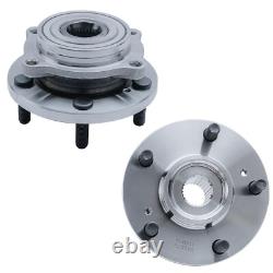 Front Rear Wheel Bearing & Hub for 2004 2005-2011 Mitsubishi Endeavor FWD with ABS