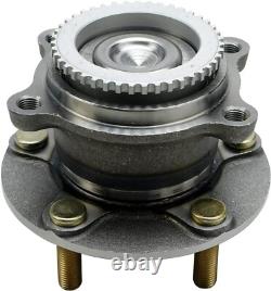 Front Rear Wheel Bearing & Hub for 2004 2005-2011 Mitsubishi Endeavor FWD with ABS