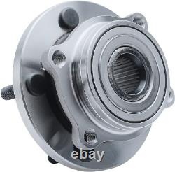 Front Rear Wheel Bearing & Hub for 2004 2005-2011 Mitsubishi Endeavor FWD with ABS