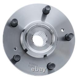 Front Rear Wheel Bearing & Hub for 2004 2005-2011 Mitsubishi Endeavor FWD with ABS