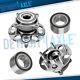 Front Rear Wheel Bearing Hub for 2007 2008 2009 2010 2011 Acura RDX Honda CR-V